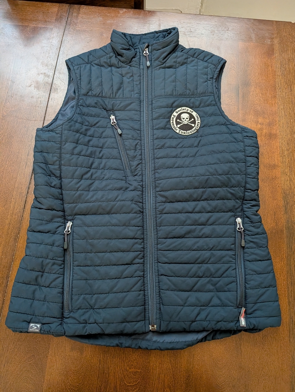 Navy Blue Storm Creek Quilted Vest Women's Medium